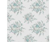 Tapety Yara - Tapeta na zeď, šedo-zelená, květiny, Shabby Chic by Rachel Ashwell Tapeta na zeď, šedo-zelená, květiny, Shabby Chic by Rachel Ashwell