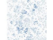 Tapeta na zeď, modrá, květiny, Shabby Chic by Rachel Ashwell Tapety Yara
