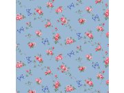 Tapety Yara - Tapeta na zeď, modrá, květiny, Cath Kidstone Tapeta na zeď, modrá, květiny, Cath Kidstone