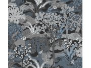 Tapeta na zeď, šedo-modrá, příroda, Amazone, Masureel