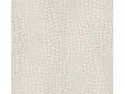 Tapeta na zeď, zlato-krémová, imitace kůže, Amazone, Masureel