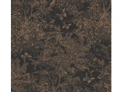 Tapeta na zeď, černo-bronzová, leopard, příroda, Amazone, Masureel