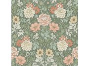 Tapeta na zeď, zelená, květiny, Icons, Borastapeter