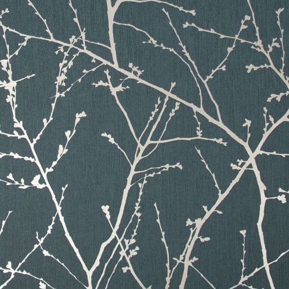 Zelená tapeta s větvičkami - Tapety Yara