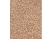 Tapeta na zeď, hnědo-oranžová, květiny, Groovy, Eijffinger