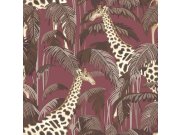 Tapety Yara - Tapeta na zeď, vínová, žirafy, Botany House, Cristiana Masi by Parato Tapeta na zeď, vínová, žirafy, Botany House, Cristiana Masi by Parato