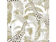 Tapeta na zeď, zelená, žirafy, Botany House, Cristiana Masi by Parato