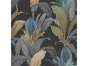 Tapeta na zeď, černá, listy, Botany House, Cristiana Masi by Parato Tapety Yara