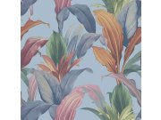 Tapeta na zeď, modrá, listy, Botany House, Cristiana Masi by Parato