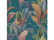 Tapeta na zeď, tyrkysová, listy, Botany House, Cristiana Masi by Parato Tapety Yara