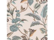 Tapeta na zeď, šedo-béžová, listy, Botany House, Cristiana Masi by Parato