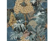 Tapeta na zeď, modrá, listy, Botany House, Cristiana Masi by Parato Tapety Yara