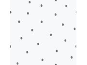 Tapety Yara - Tapeta na zeď, bílo-černá, puntíky, flíčky, Enzo, ICH Wallcoverings Tapeta na zeď, bílo-černá, puntíky, flíčky, Enzo, ICH Wallcoverings