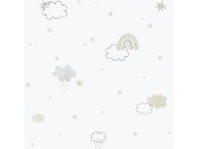 Tapety Yara - Tapeta na zeď, šedo-béžová, mráčky, Enzo, ICH Wallcoverings Tapeta na zeď, šedo-béžová, mráčky, Enzo, ICH Wallcoverings