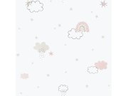 Tapety Yara - Tapeta na zeď, růžová, mráčky, Enzo, ICH Wallcoverings Tapeta na zeď, růžová, mráčky, Enzo, ICH Wallcoverings