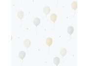 Tapety Yara - Tapeta na zeď, šedo-béžová, balonky, Enzo, ICH Wallcoverings Tapeta na zeď, šedo-béžová, balonky, Enzo, ICH Wallcoverings