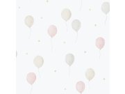 Tapeta na zeď, růžová, balonky, Enzo, ICH Wallcoverings Tapety Yara