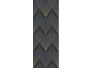 Geometrická obrazová tapeta na zeď, modrá, Feature Walls, Decoprint