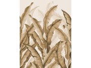 Obrazová tapeta na zeď, hnědá, listy, Feature Walls, Decoprint