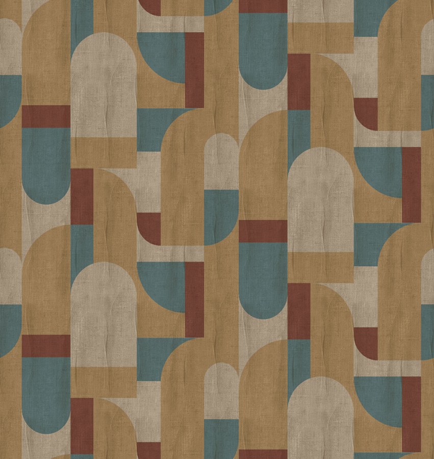 Geometrická obrazová tapeta na zeď - Tapety Yara