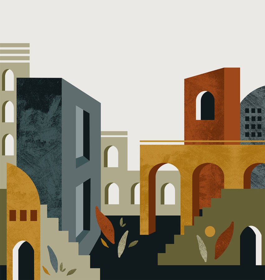 Tapety Yara - Grafická obrazová tapeta na zeď Grafická obrazová tapeta na zeď - Tapety Yara