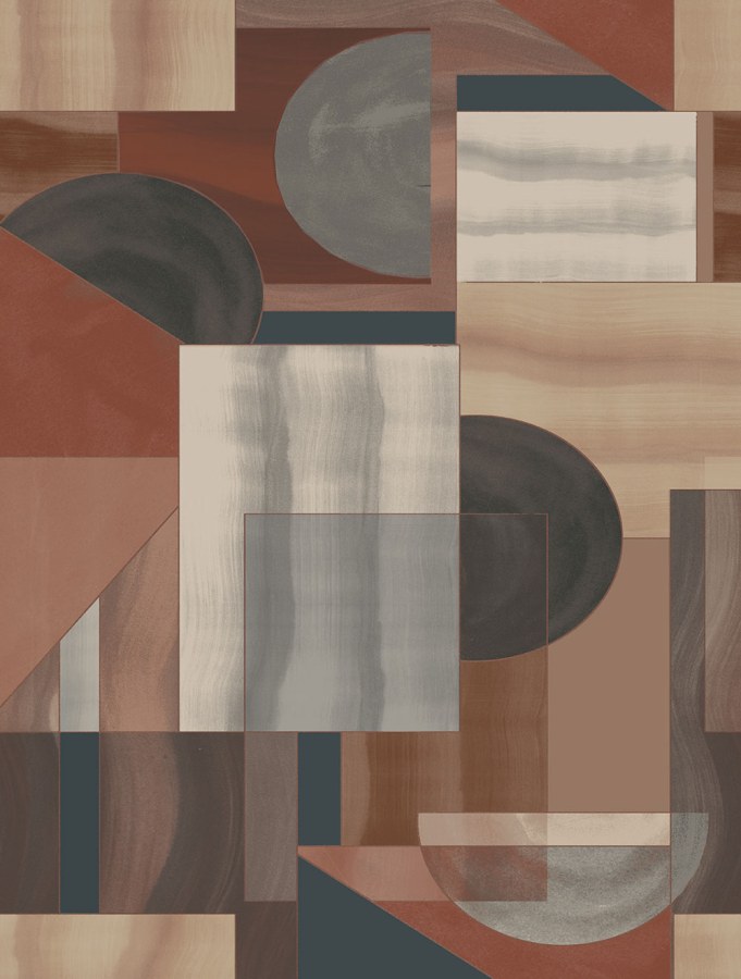 Tapety Yara - Geometrická obrazová tapeta na zeď Geometrická obrazová tapeta na zeď - Tapety Yara