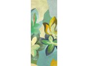 Obrazová tapeta na zeď, zelená, květiny, Rhapsody, Masureel