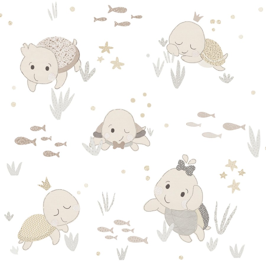 Tapety Yara - Tapeta s vodními želvičkami Tapeta s vodními želvičkami - Tapety Yara