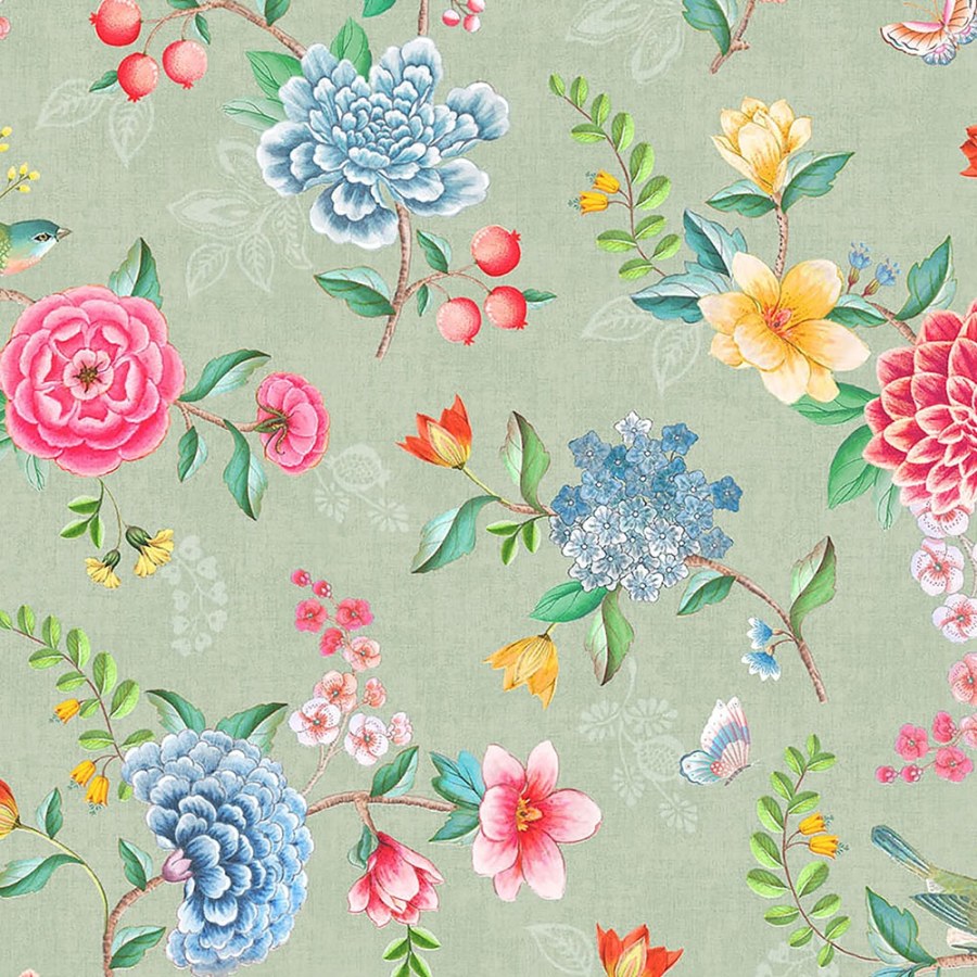 Květinová tapeta s vinylovým povrchem 300103 - Tapety Yara