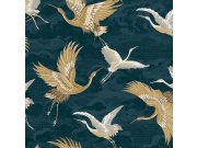 Tapety Yara - Modrá tapeta na zeď Modrá tapeta na zeď