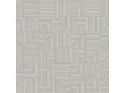 Tapety Yara - Geometrická tapeta na zeď, šedo-béžová, imitace látky, Omega, AdaWall Geometrická tapeta na zeď, šedo-béžová, imitace látky, Omega, AdaWall