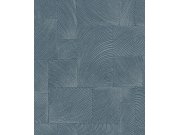 Tapety Yara - Modrá geometrická tapeta na zeď Modrá geometrická tapeta na zeď