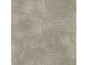 Tapety Yara - Šedo-béžová tapeta s listy Šedo-béžová tapeta s listy