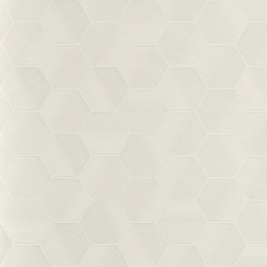 Bílá geometrická tapeta na zeď Bílá geometrická tapeta na zeď