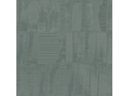 Tapety Yara - Šedo-modrá geometrická tapeta na zeď Šedo-modrá geometrická tapeta na zeď