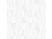 Tapety Yara - bílá geometrická tapeta na zeď bílá geometrická tapeta na zeď