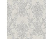 Tapety Yara - šedo-stříbrná tapeta na zeď šedo-stříbrná tapeta na zeď