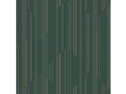 Tapety Yara - zelená geometrická tapeta na zeď zelená geometrická tapeta na zeď