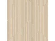  béžová geometrická tapeta na zeď