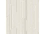  šedo-béžová geometrická tapeta na zeď