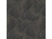 Tapety Yara - hnědo-zlatá tapeta s listy hnědo-zlatá tapeta s listy