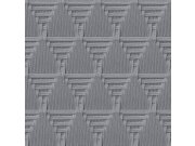 Tapety Yara - Tapeta na zeď, šedá, imitace rohože, Nomade, Ugépa Tapeta na zeď, šedá, imitace rohože, Nomade, Ugépa