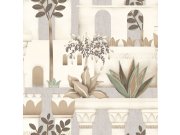 Tapety Yara - Tapeta na zeď, šedo-béžová, stromy, rostliny, Nomade, Ugépa Tapeta na zeď, šedo-béžová, stromy, rostliny, Nomade, Ugépa