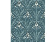 Tapety Yara - Zelená květinová tapeta na zeď Zelená květinová tapeta na zeď