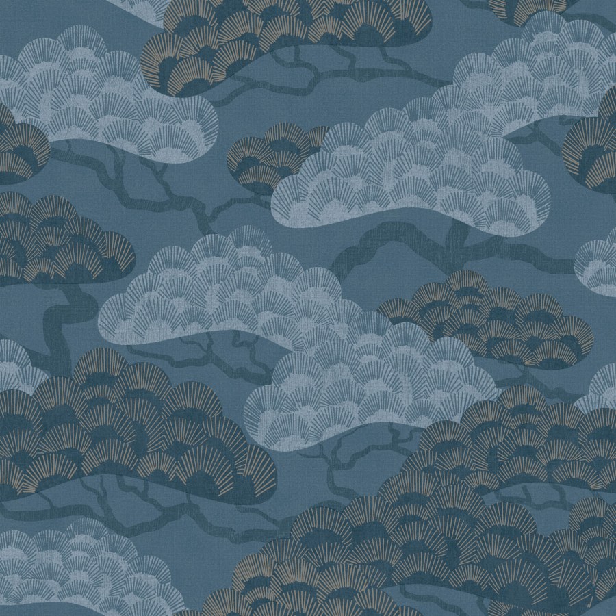 Modrá tapeta na zeď - Tapety Yara