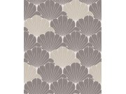 Tapety Yara - Hnědo-zlatá květinová tapeta na zeď Hnědo-zlatá květinová tapeta na zeď