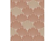 Tapety Yara - Hnědo-zlatá květinová tapeta na zeď Hnědo-zlatá květinová tapeta na zeď