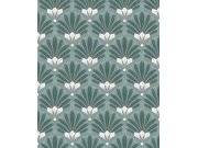 Tapety Yara - Zelená tapeta Art Deco Zelená tapeta Art Deco