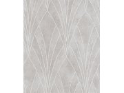 Tapety Yara - Šedá geometrická tapeta na zeď Šedá geometrická tapeta na zeď