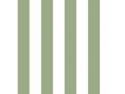 Tapety Yara - Zeleno-bílá pruhovaná tapeta na zeď Zeleno-bílá pruhovaná tapeta na zeď